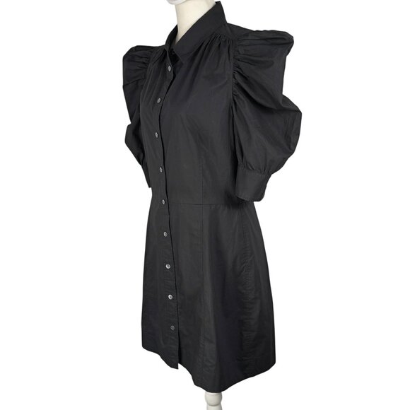 FRAME Gillian Dress in Black Size Medium - Picture 3 of 15